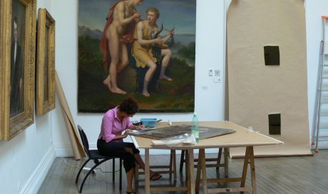 Conservation de tableaux à Avignon
